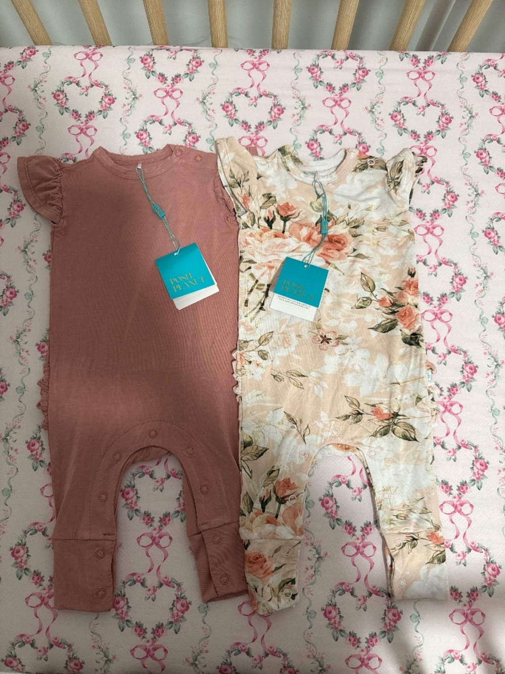 Bundle of 2 NEW Posh Peanut Rompers